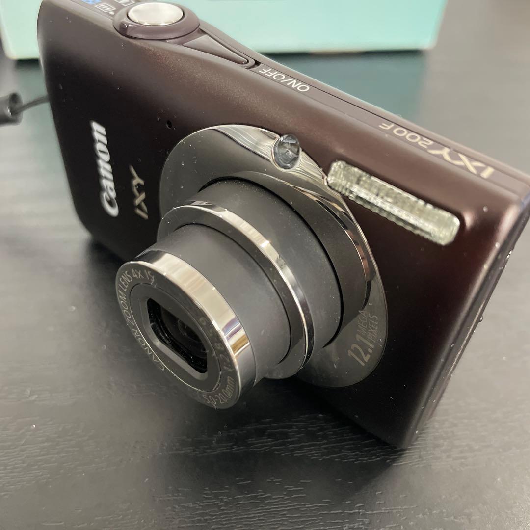 Canon IXY200Fコンパクトデジタルカメラ ブラウン