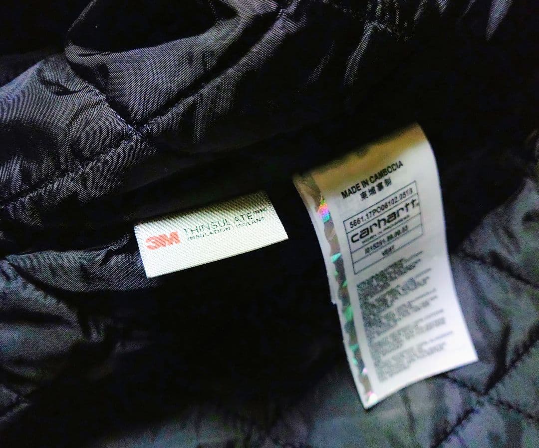 ✨今日だけ価格✨❐Carhartt WIP ダックベスト 【黒 】USED