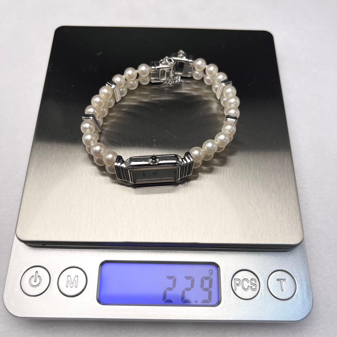 ミキモト 真珠 パール 腕時計 5.0mm STSTEEL BASEL