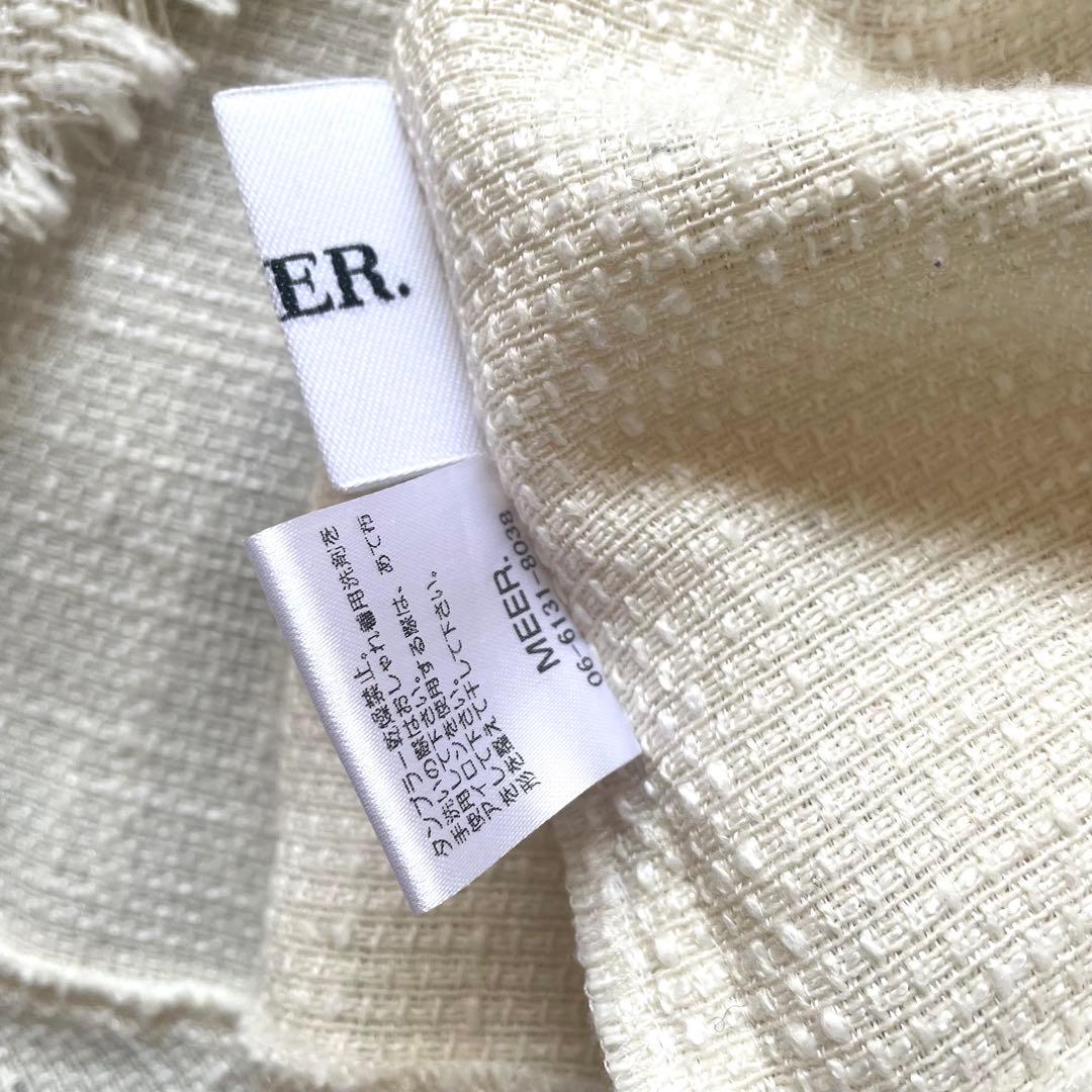 美品　MEER. メーア　ツイードプルオーバー　TWEED PULLOVER