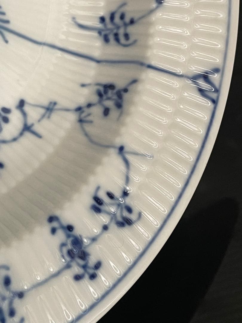 【新品未使用】ロイヤルコペンハーゲンブルーフルーテッド ディーププレート21cm