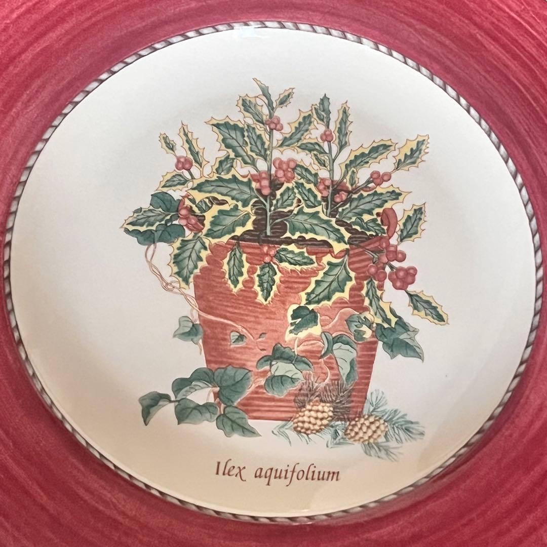 【希少品】英国製　ウェッジウッド★サラズガーデン★クリスマス限定プレート2枚