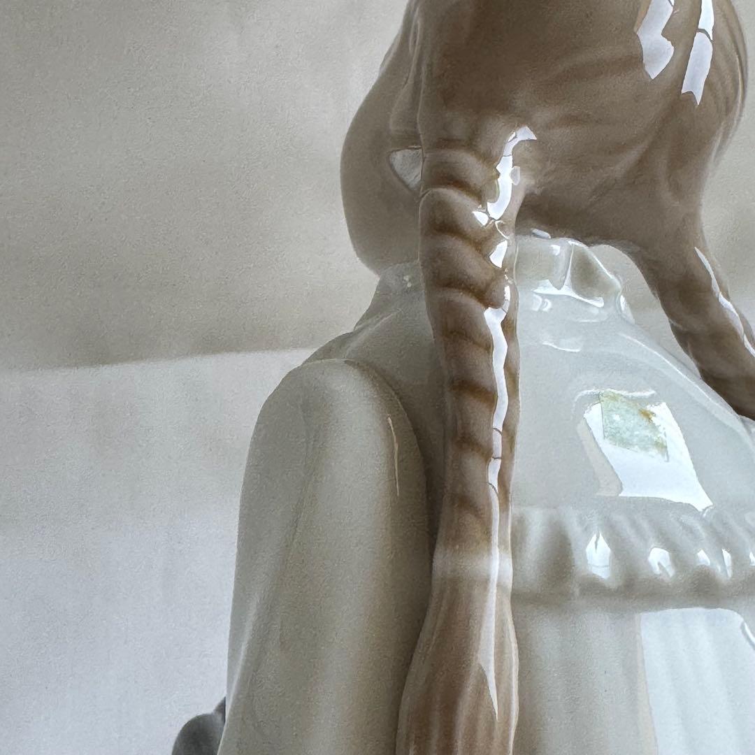 ヴィンテージ　LLADRO/リヤドロ　NAO/ナオ 『 子犬を抱いた女の子 』