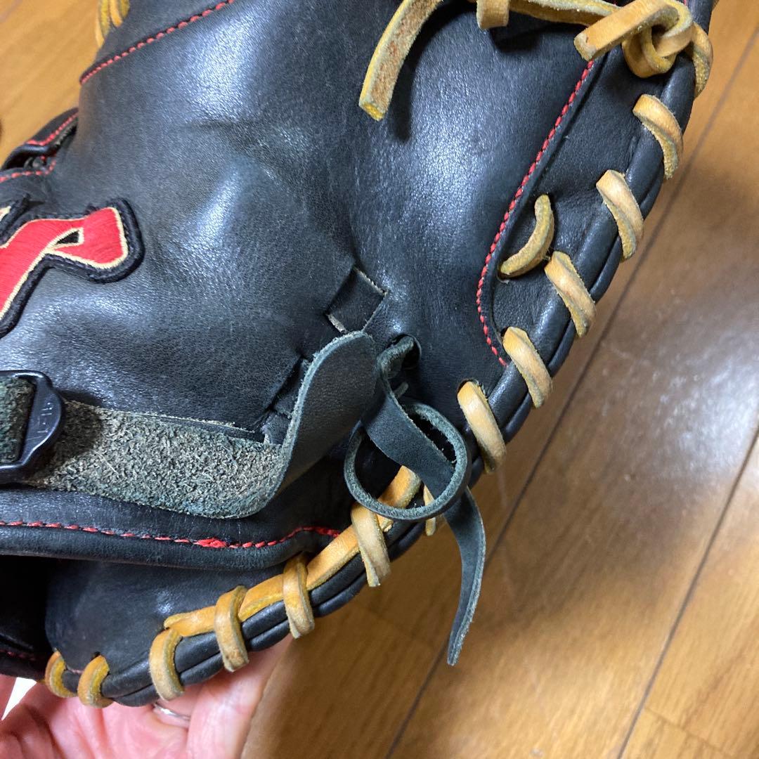 キャッチャーミット⭐︎ハタケヤマ⭐︎少年軟式用⭐︎袋付き