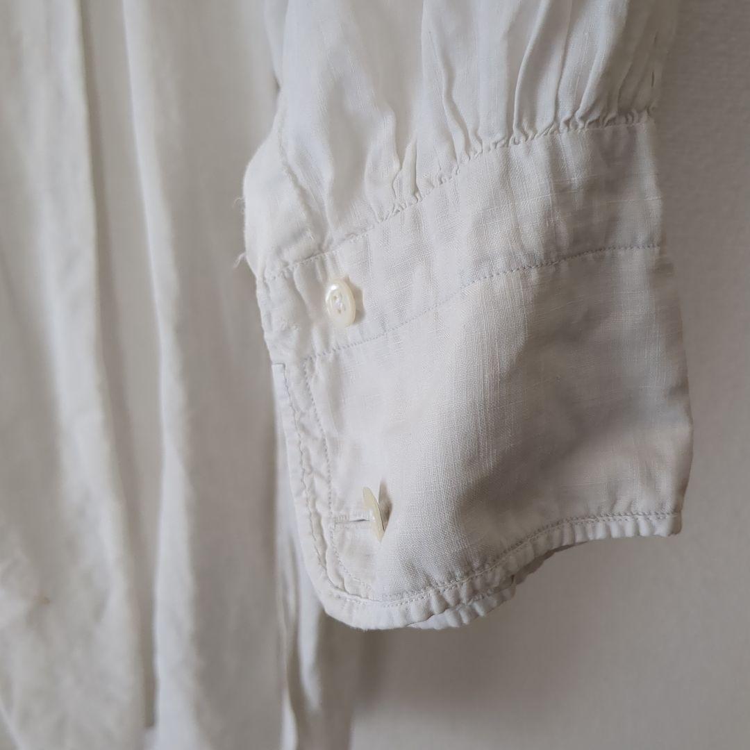 d*2様 Antique French linen アンティーク シャツワンピー