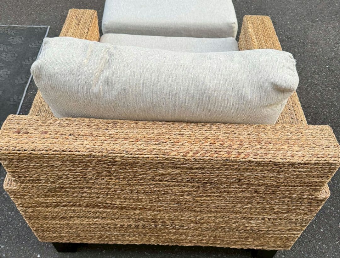 KAJA FARGO/オミソファ 1人掛け オットマン付き