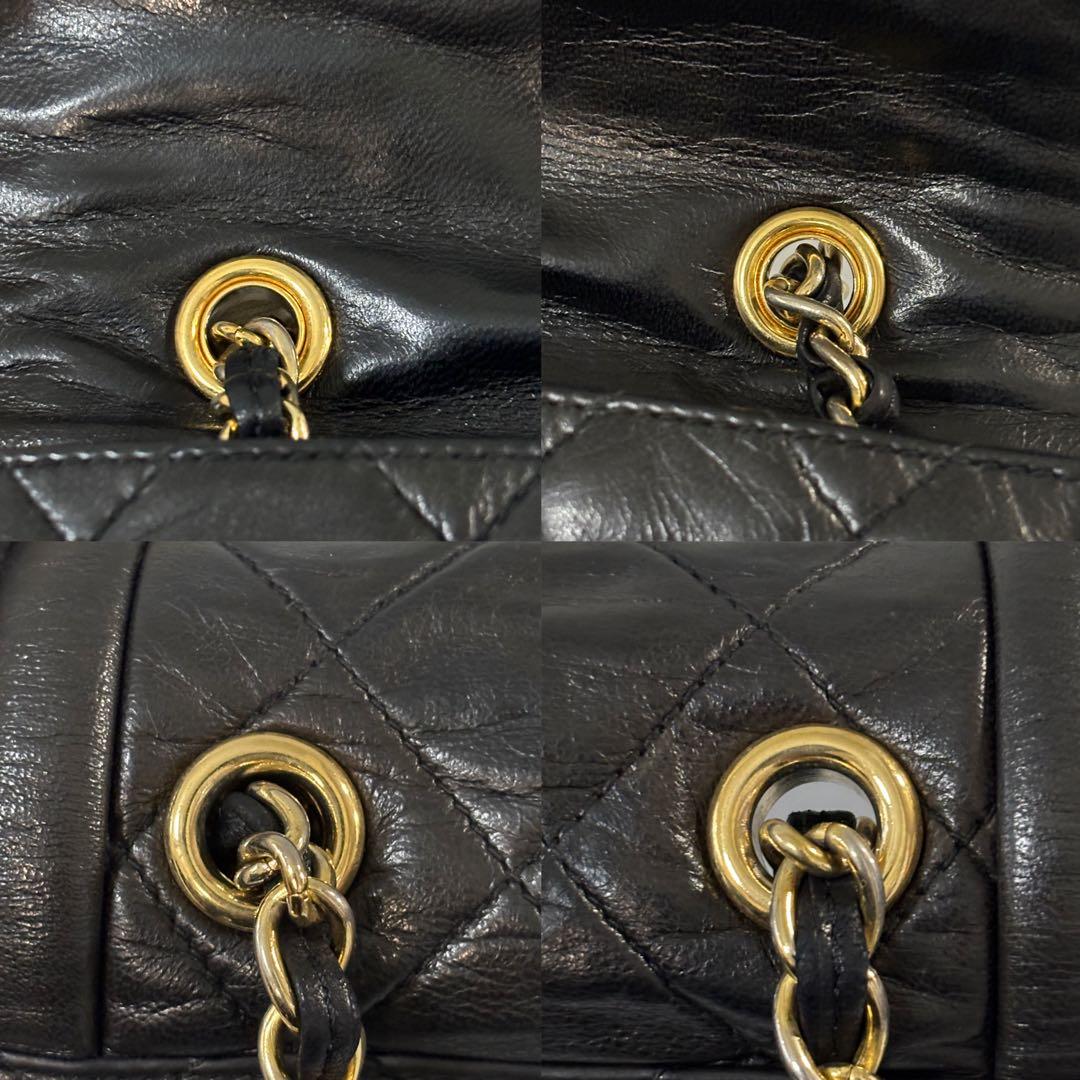 ［美品］シャネル　マトラッセ　フリンジ　ココマーク　チェーン　ショルダーバッグ