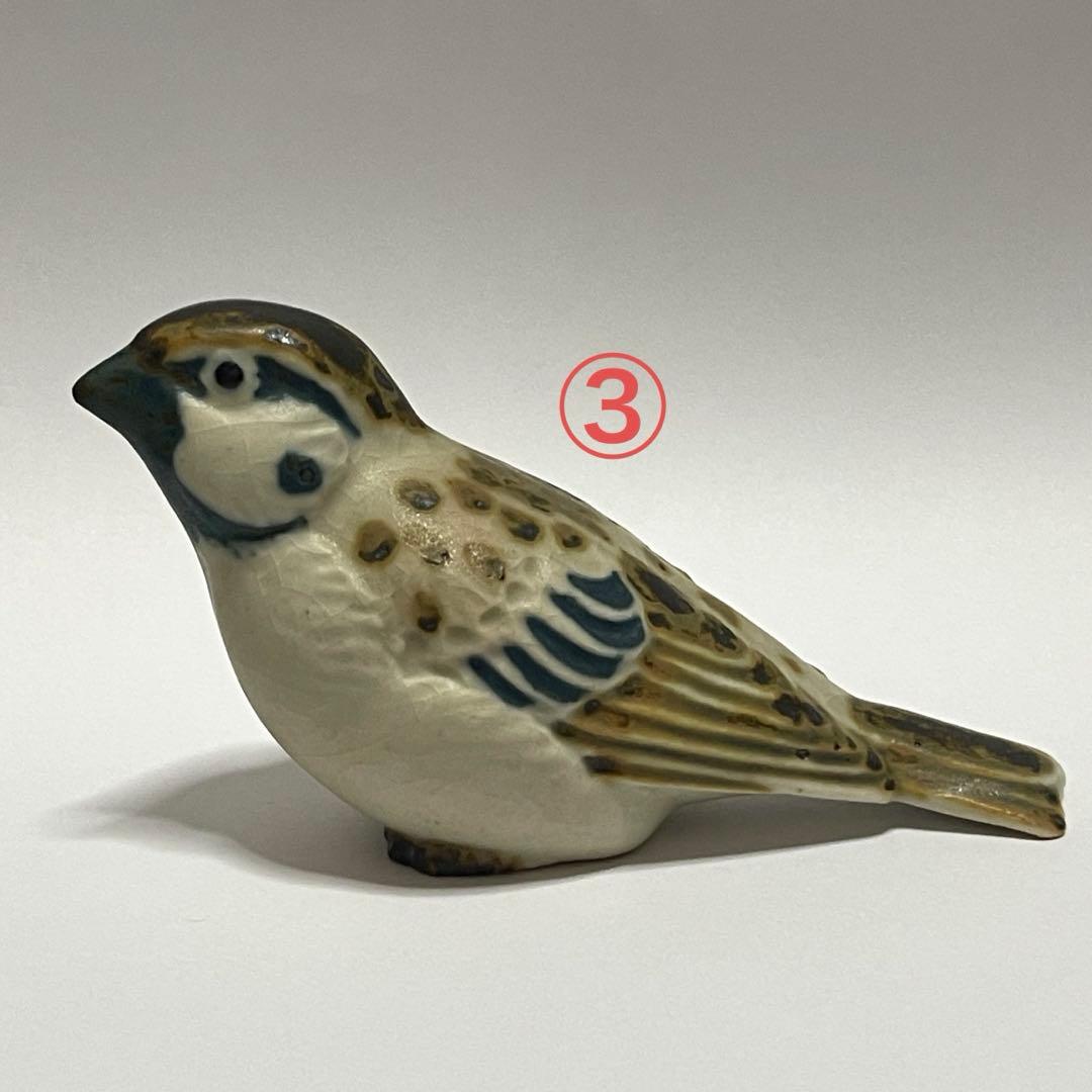 一技庵 林沐雨 群雀 京焼 置物