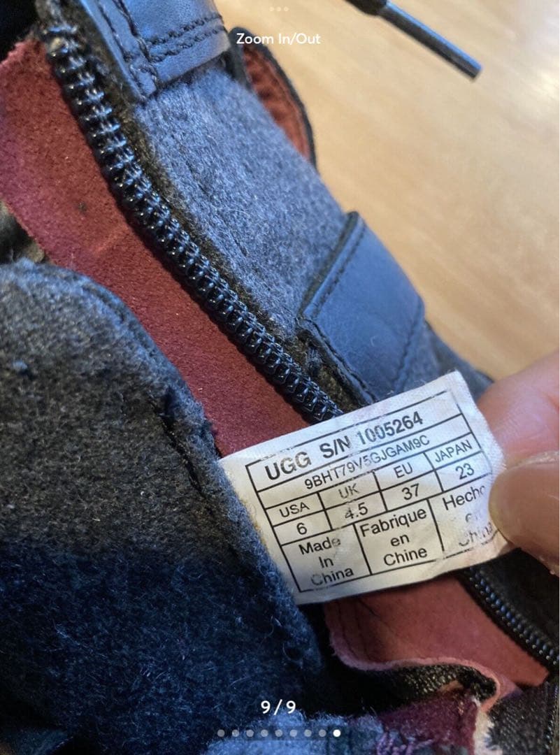 美品　UGG KESEY 防水バックル ショートブーツ