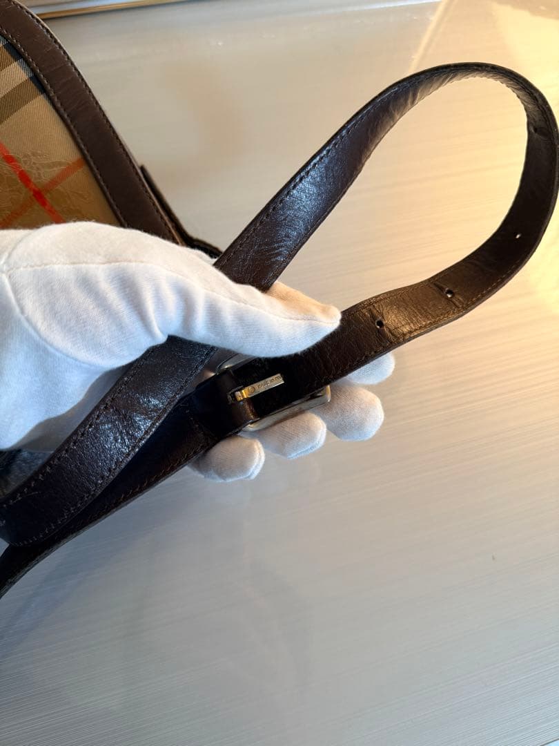 【nochiko さま専用】オールドバーバリー ショルダーバッグ