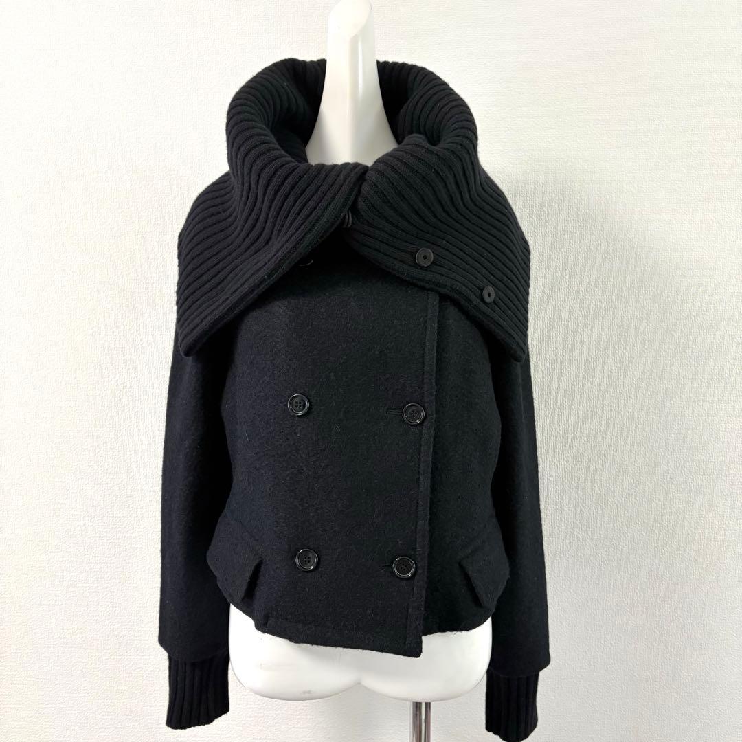 マックスマーラ　Max Mara アルパカ混　3way コート ブラック