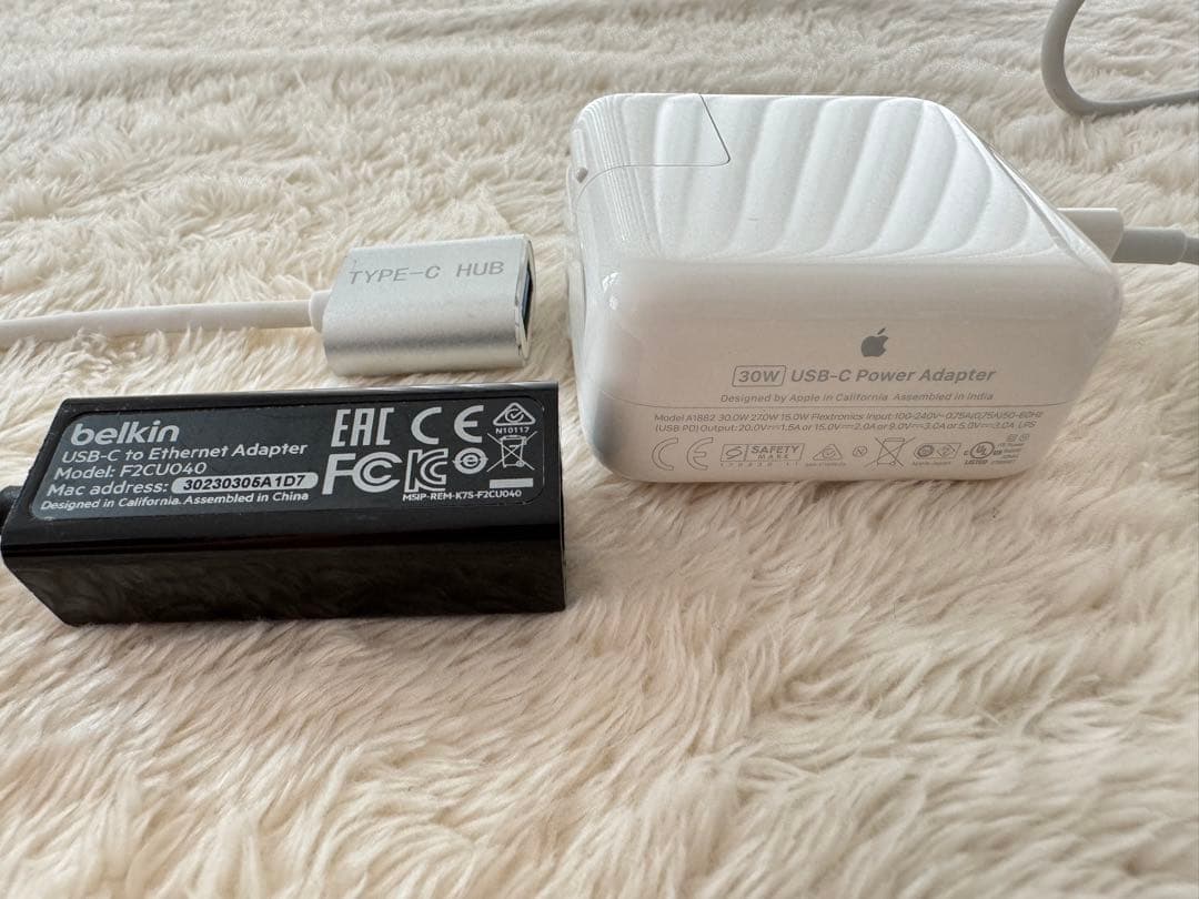 美品　MacBook Air 2020 13インチ 512GB 8GB シルバー