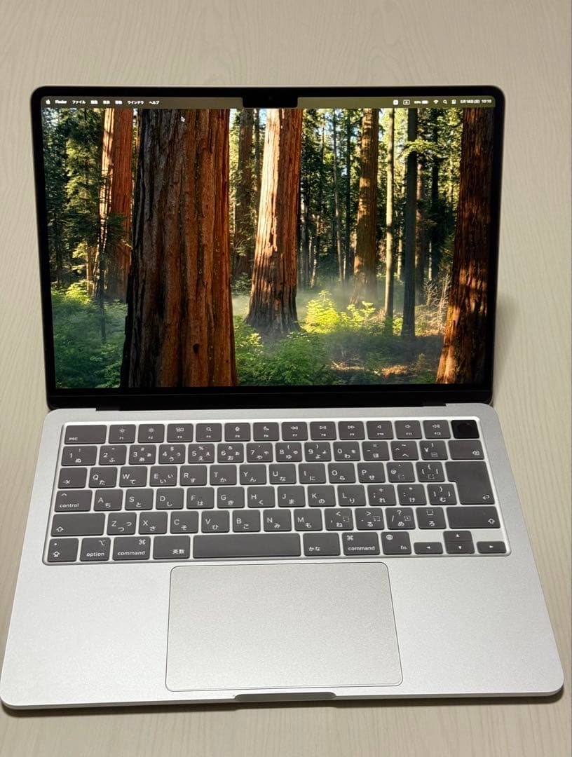 M2 MacBookair メモリ16 ストレージ512 シルバー
