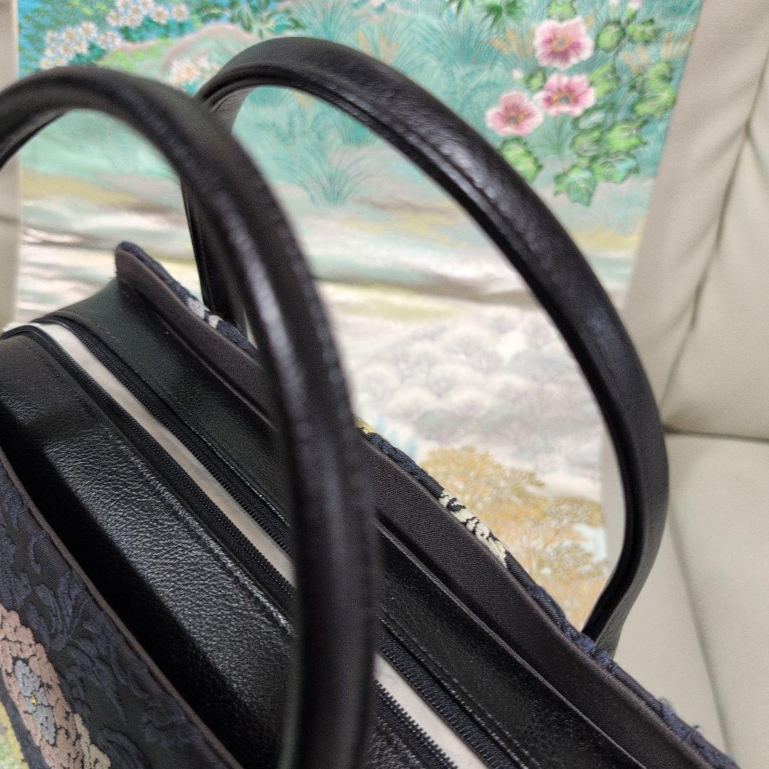 利休バック　和装用バッグ 華紋　柄 大きめ　新品