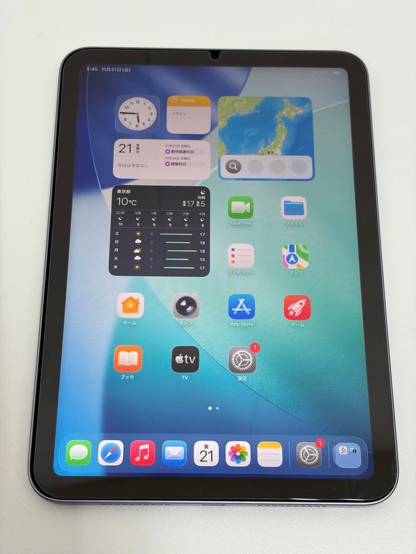 (美品) iPad mini 第6世代 256GB Wi-Fi パープル