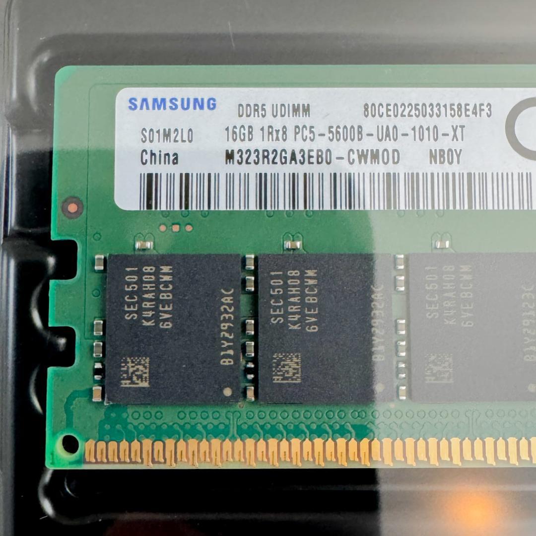 Samsung DDR5 PC5-5600 メモリ 32GB（16GB×2枚）