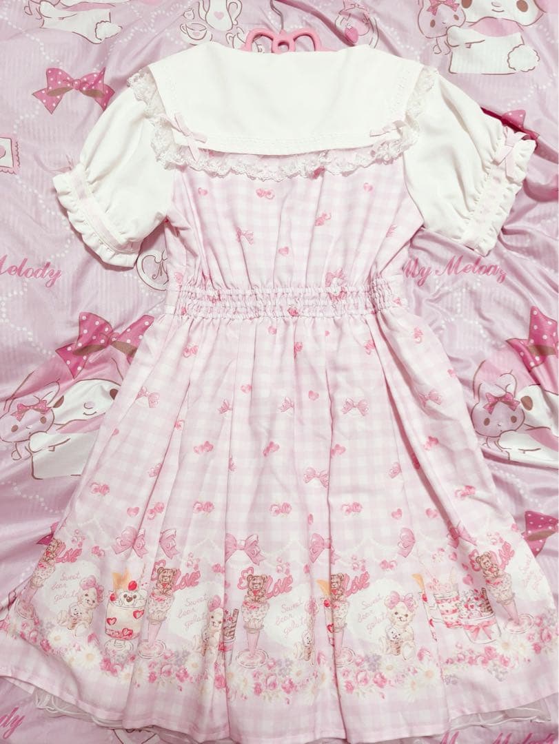 LIZ LISA Sweet Bear Gelato 柄ワンピース