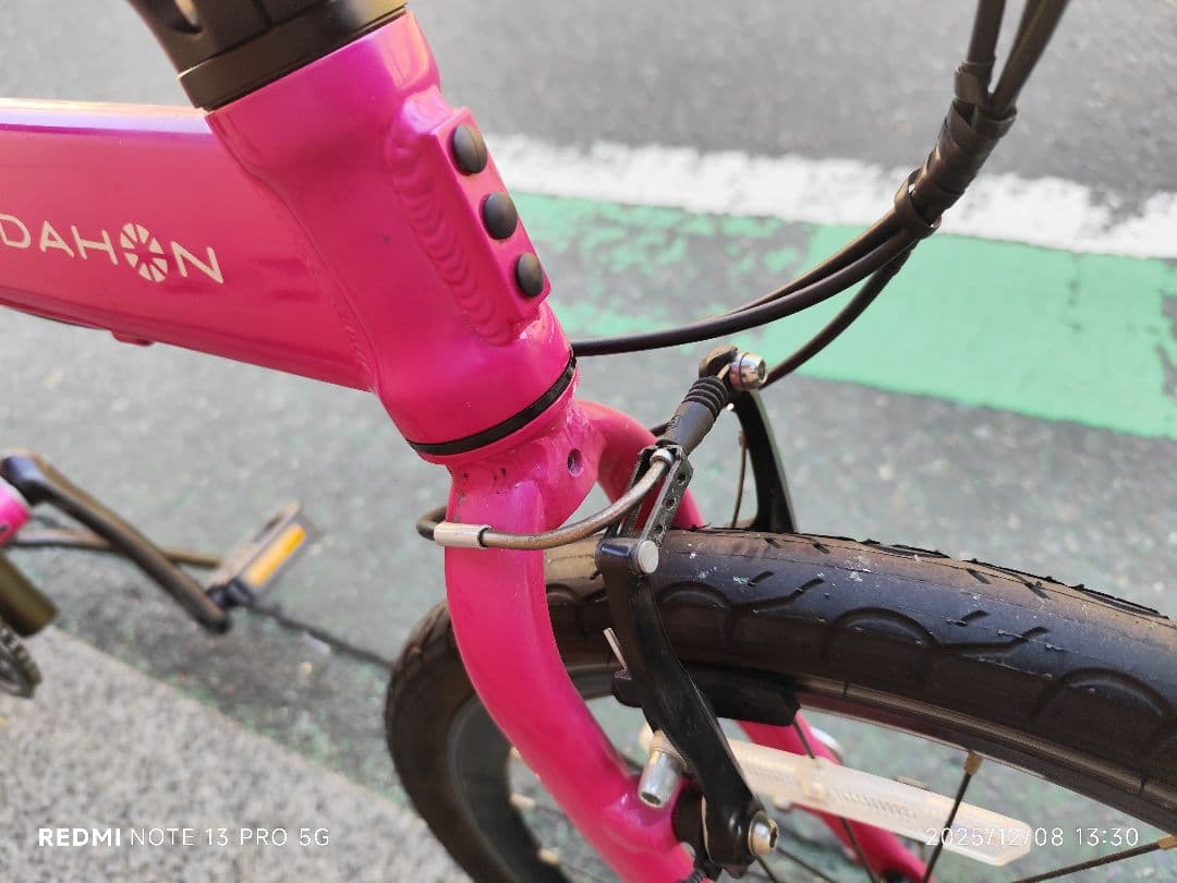 直接引渡し限定　DAHON HORIZE 折りたたみ自転車 ピンク