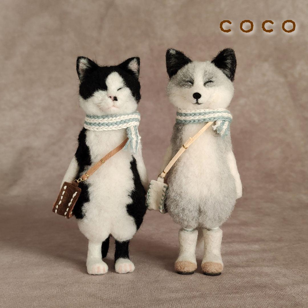 ショルダーバックを下げた小まめさん