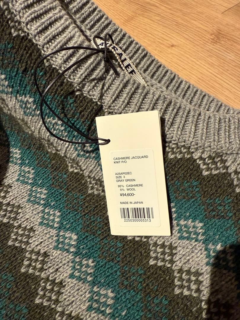 Auralee オーラリー ニット　セーター　カシミヤ 25AW