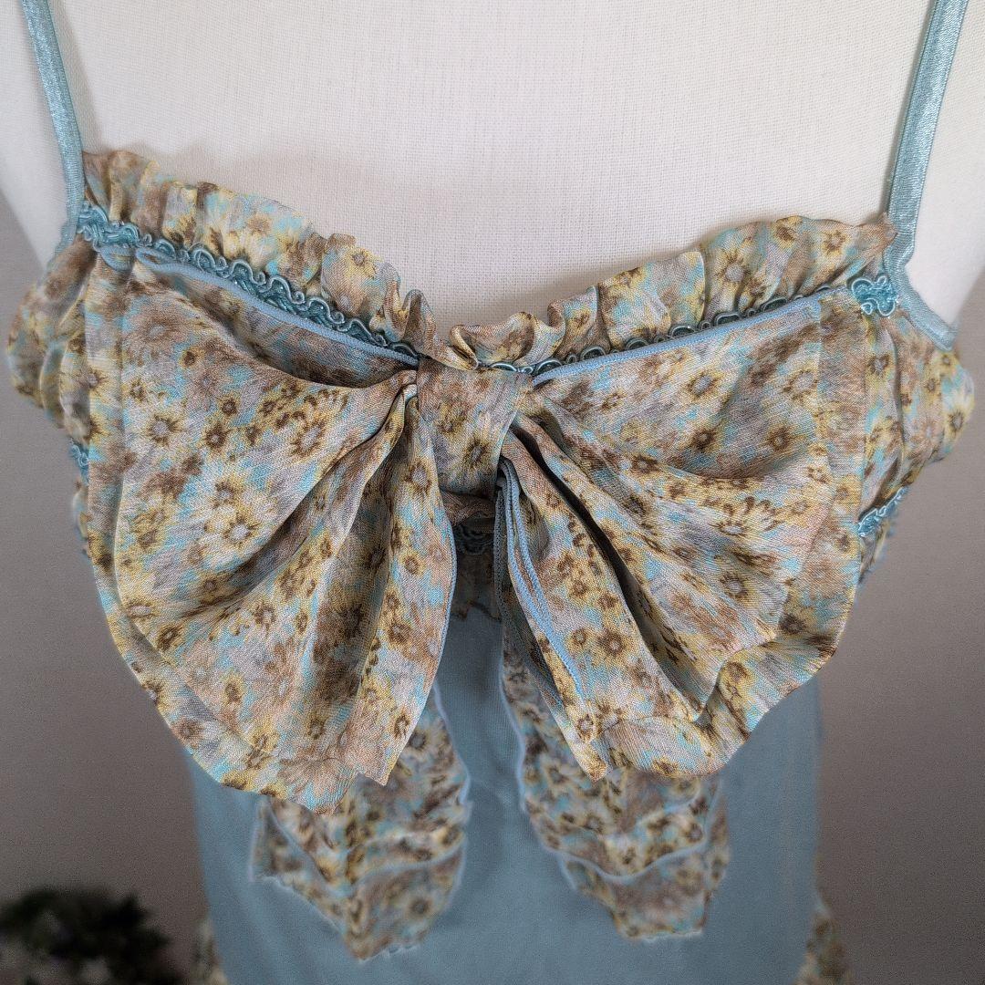 中島興業　axes femme　ビッグリボンキャミ　ベスト　リボンキャミ