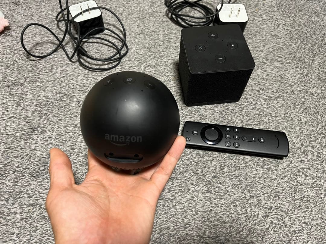 fire tv cube 第3世代 + Echo spot VN94DQ セット