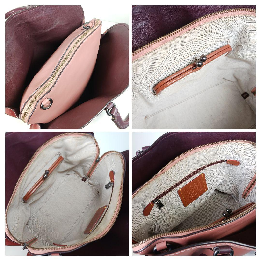 ✨美品✨コーチ ダコタ サッチェル ウィズ ウィップステッチハンドル 2way