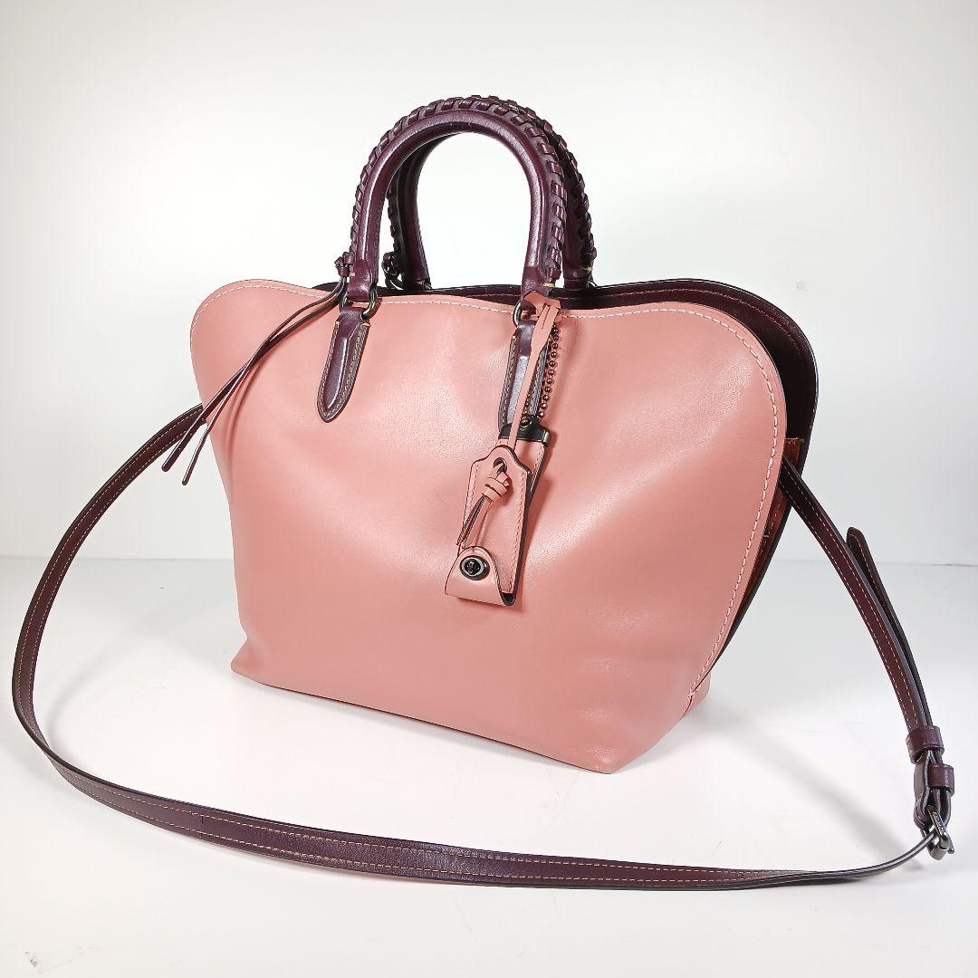 ✨美品✨コーチ ダコタ サッチェル ウィズ ウィップステッチハンドル 2way