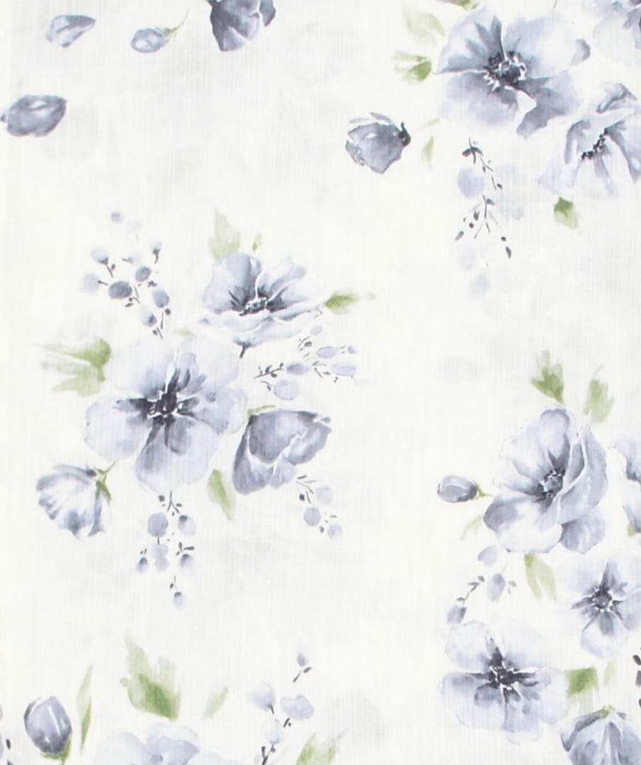 【新品未使用】Dita ディータ 水彩の雪月花(涼) 浴衣5点セット 水色 紫