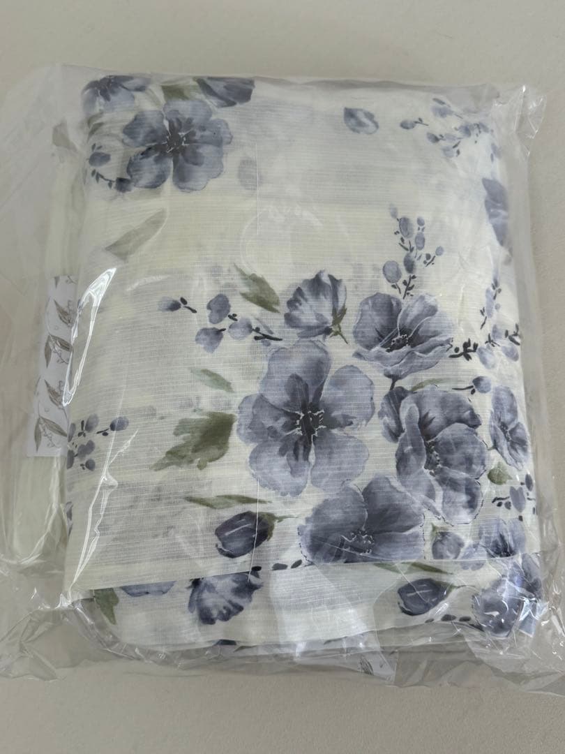 【新品未使用】Dita ディータ 水彩の雪月花(涼) 浴衣5点セット 水色 紫