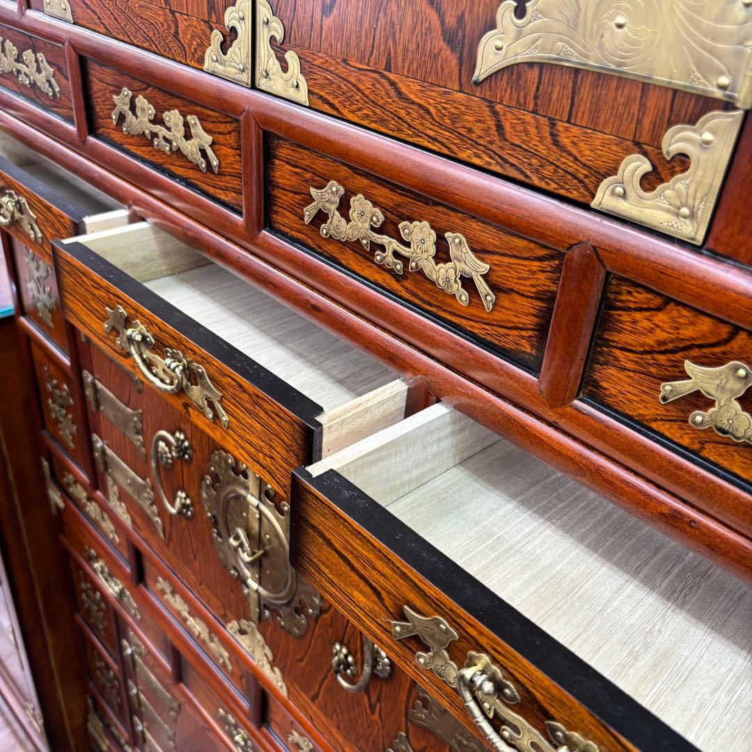 韓国製 八方チェスト 大型収納キャビネット 和家具 和箪笥 収納キャビネット