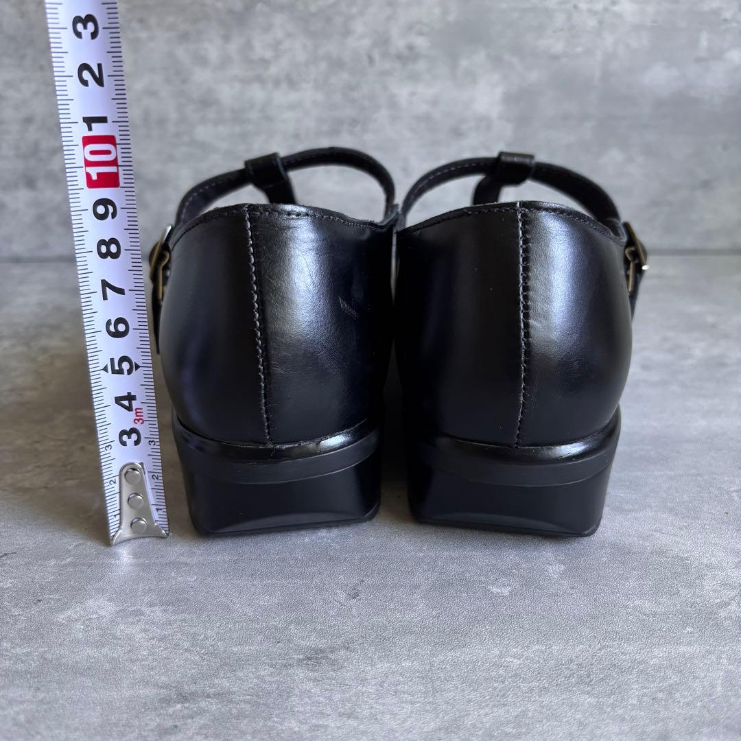 【極美品】NAOT TETE ナオト　テテ　Tストラップシューズ　ブラック　本革