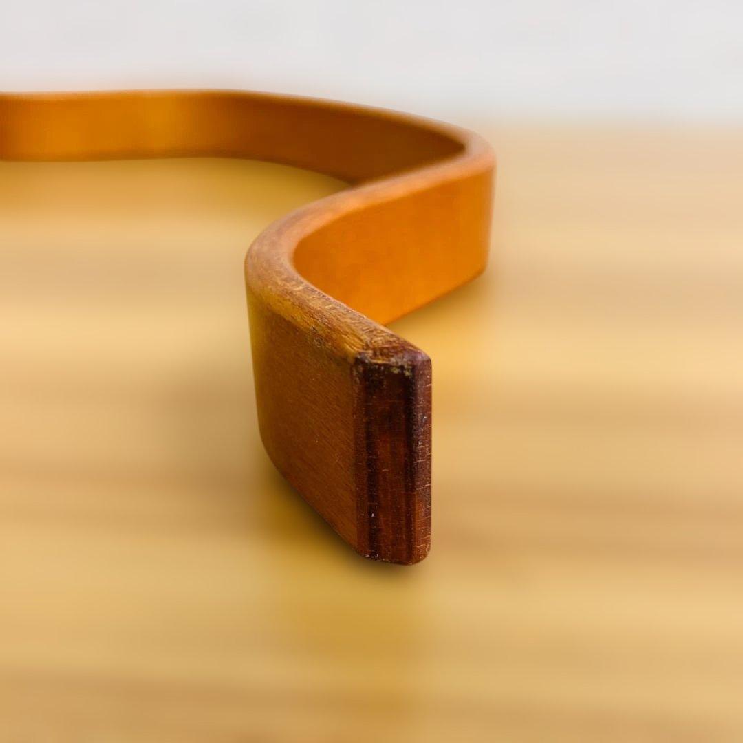 【廃盤希少品】STOKKE トリップトラップ 木製ベビーガード 皮ベルト付き