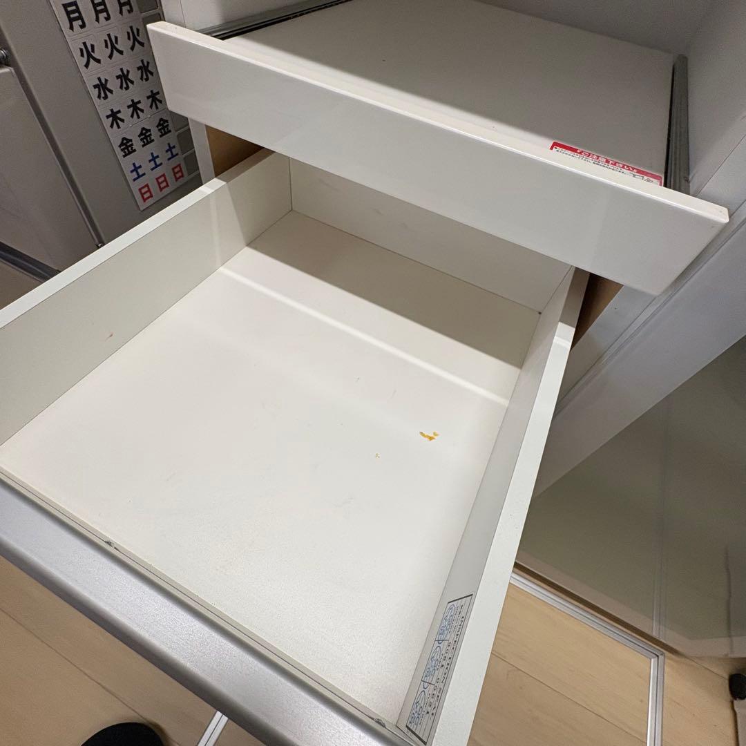 キッチンカウンター　ミドルレンジボード(キュリー2 90MRB WH) ニトリ