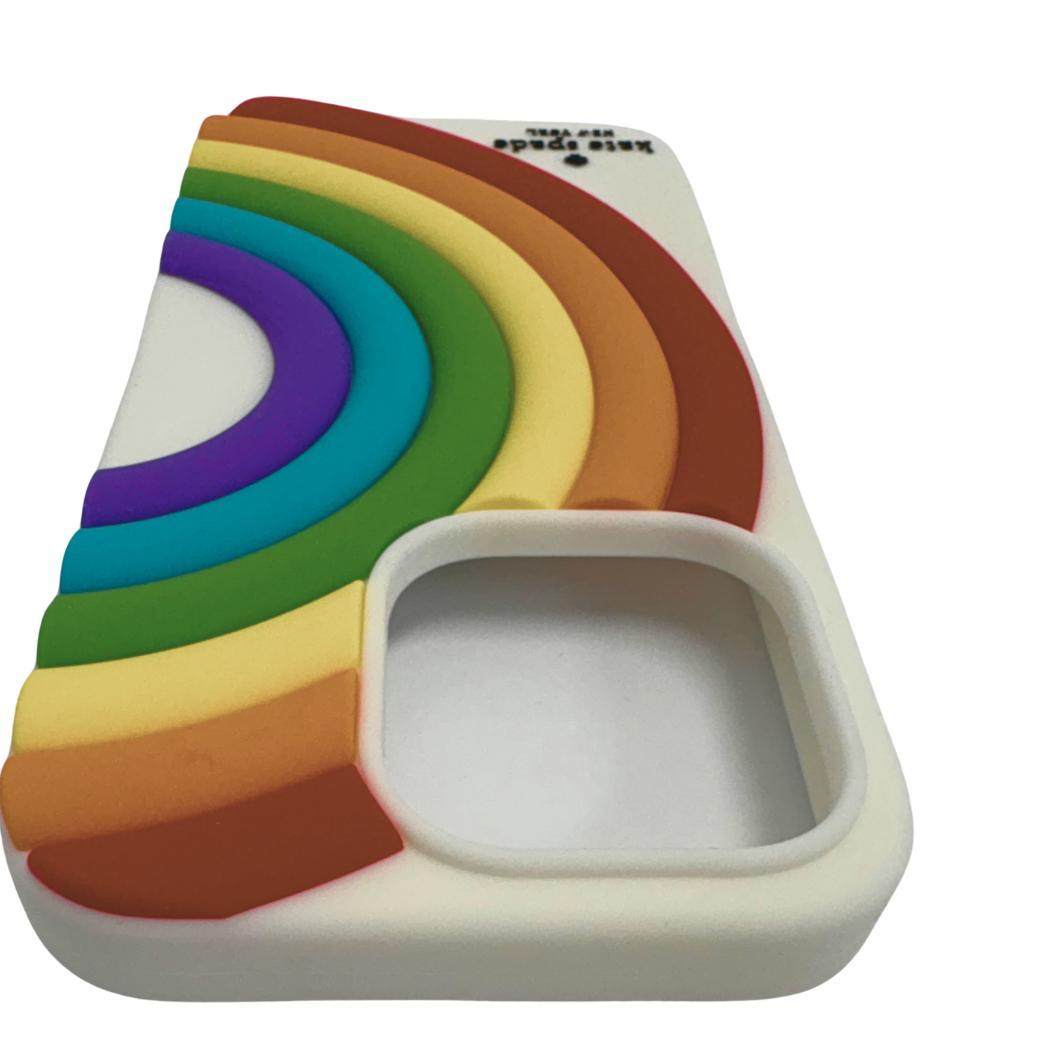 新品・ケイトスペード iPhone14Pro対応 ケース レインボー