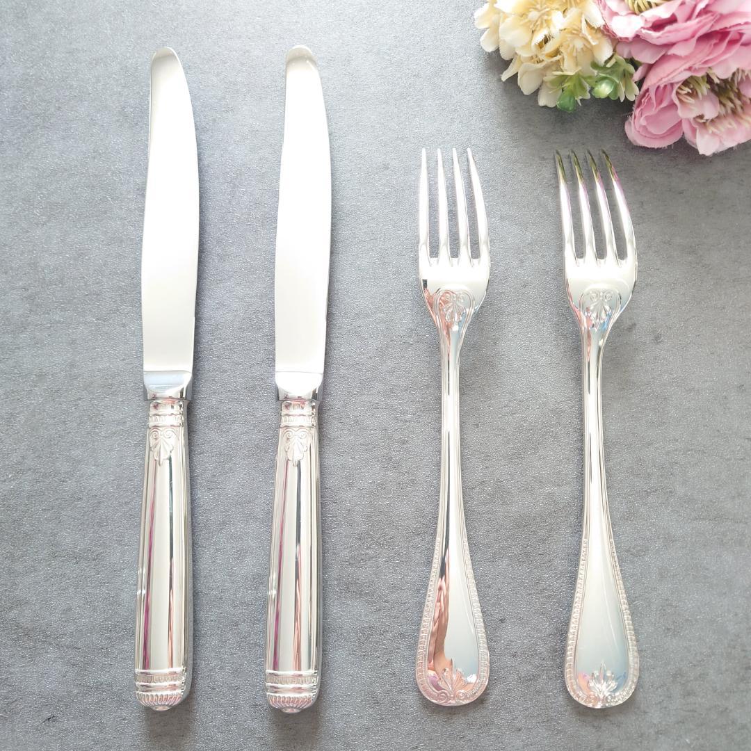 美品 クリストフル マルメゾン テーブルナイフ テーブルフォーク 4点