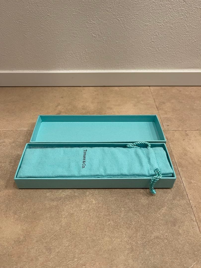 ティファニー ボールペン ティファニーブルー × ゴールド金具