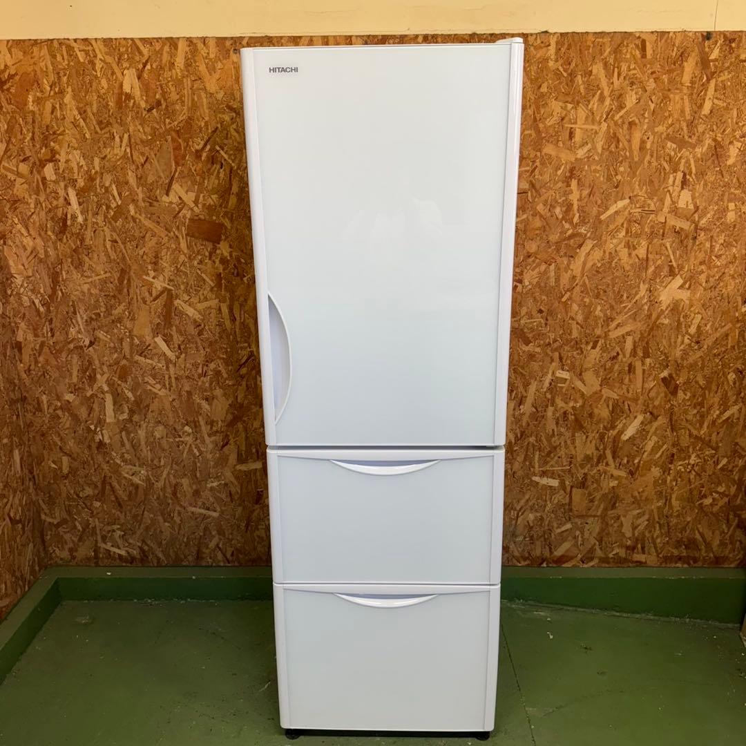318 日立　大型冷蔵庫　300L強　小型　自動製氷　大人気モデル　右開き