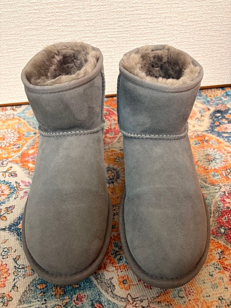 おーUGG アグ クラシックミニ II グレー 25cm (US 8)