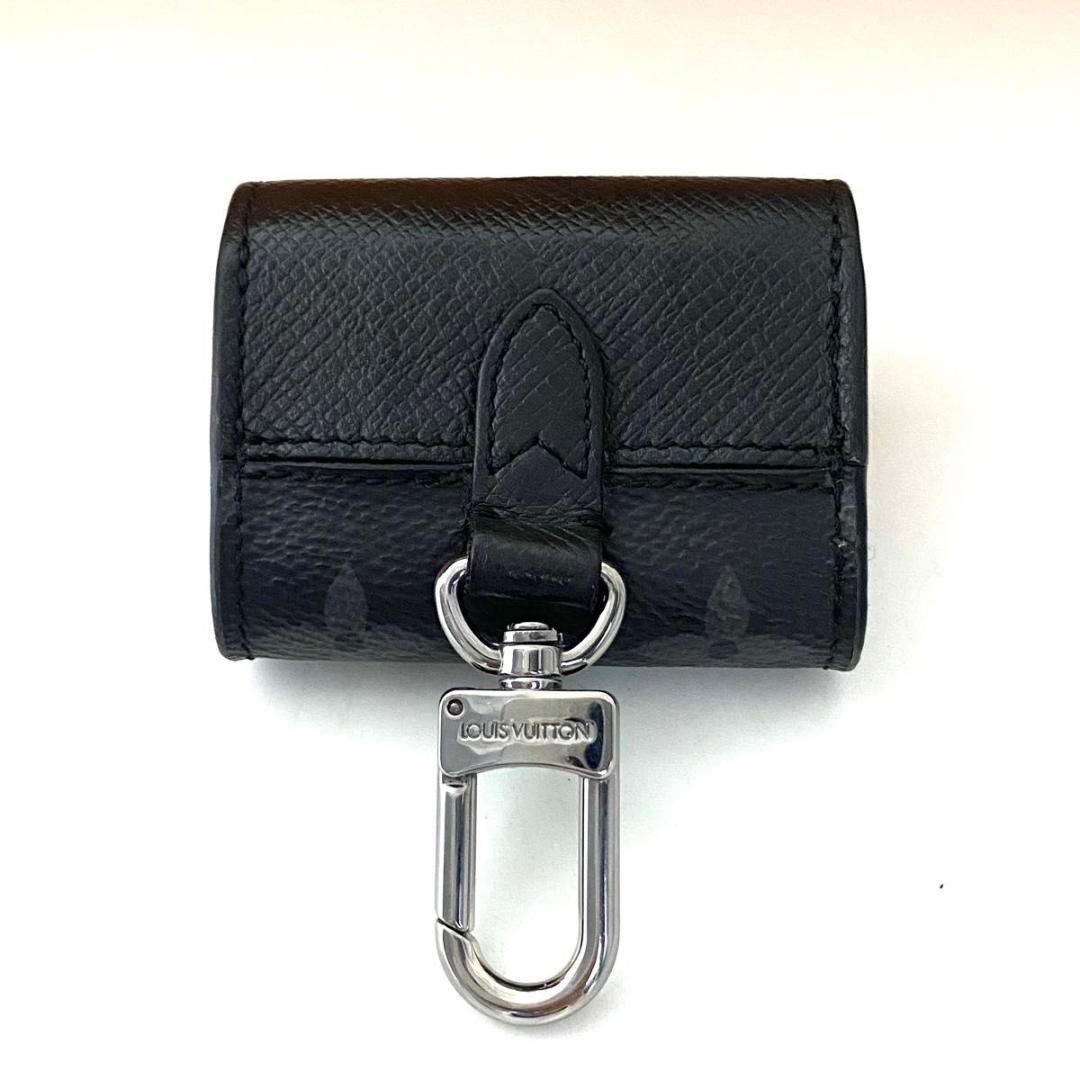 ルイヴィトン◎モノグラム エクリプス LV イヤホン ポーチ AirPods 黒