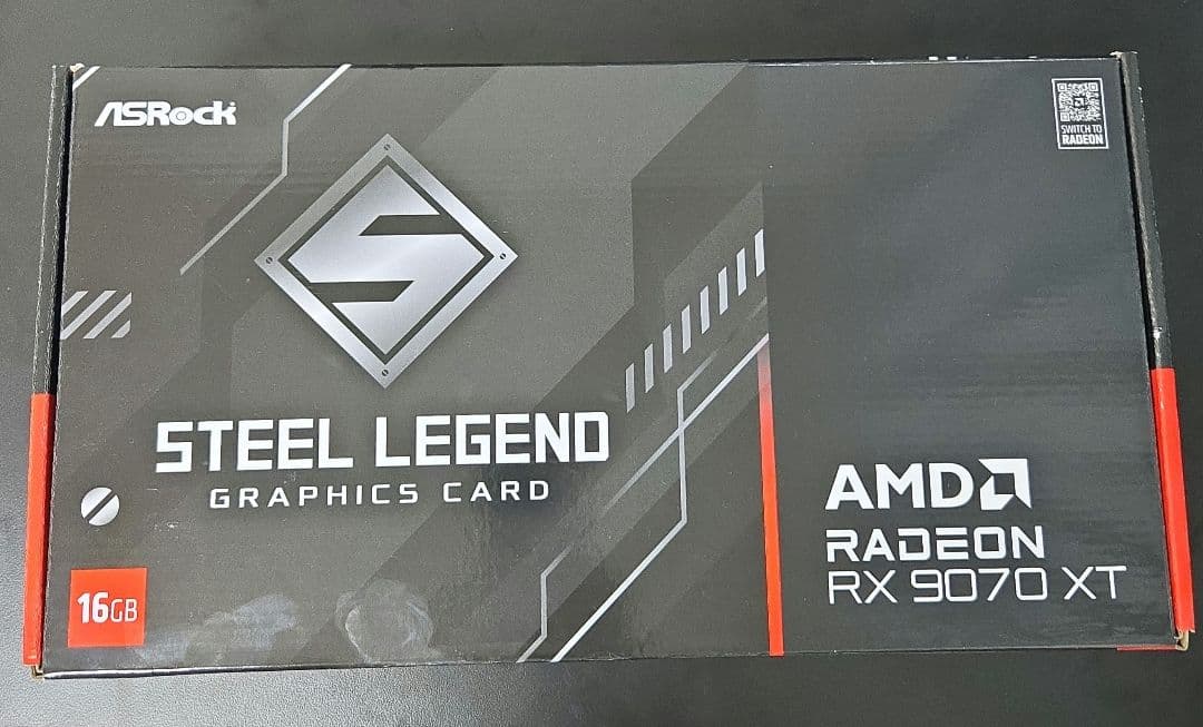 グラフィックボード・グラボ・ビデオカード ASRock Radeon RX 9070 XT 16GB