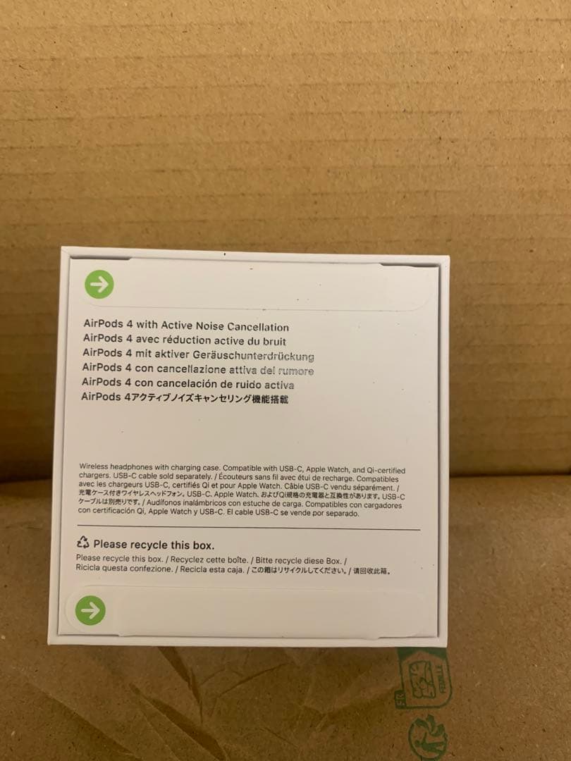 新品・未使用・未開封　アクティブノイズキャンセリング搭載AirPods 4