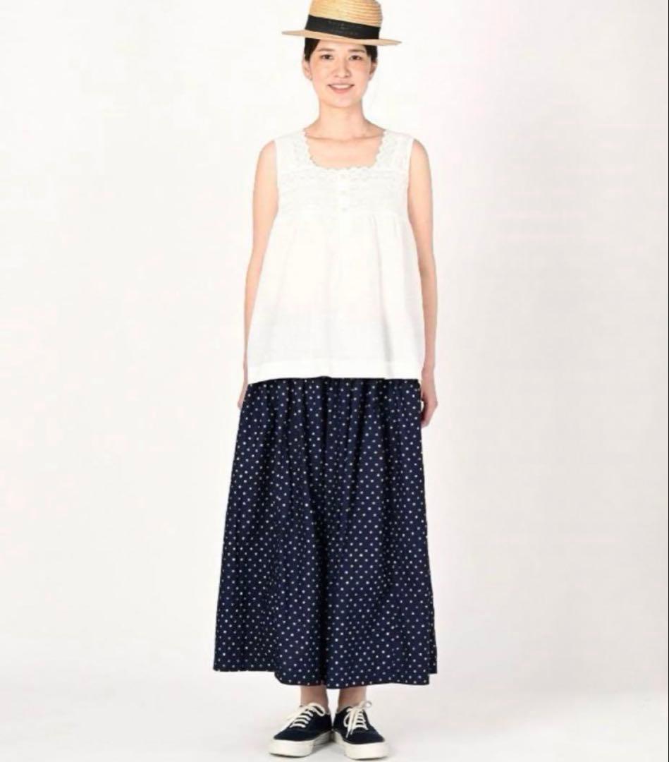 45Rインドカディdeカットワーク　キャミソール