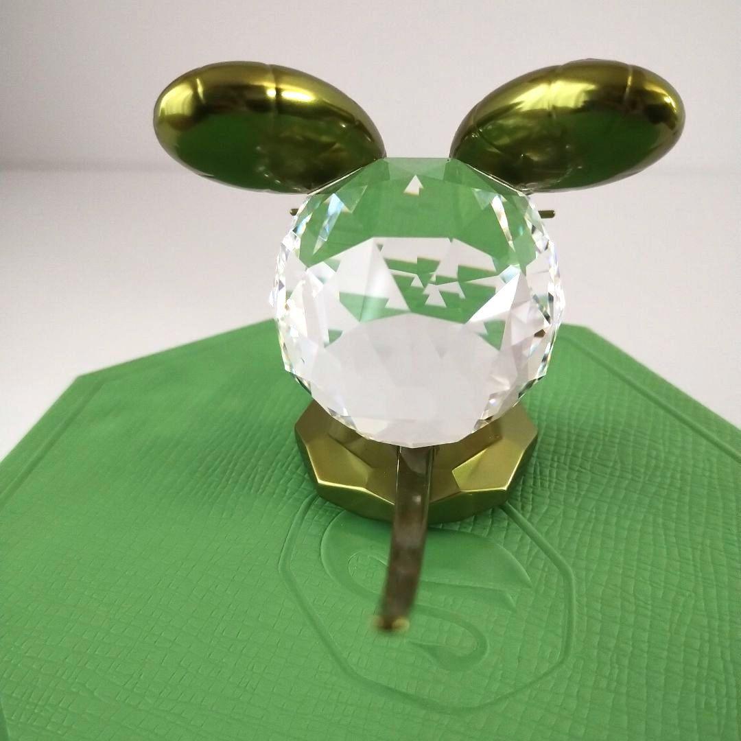 新品♥スワロフスキー ねずみ Mouse Dulcis グリーン L