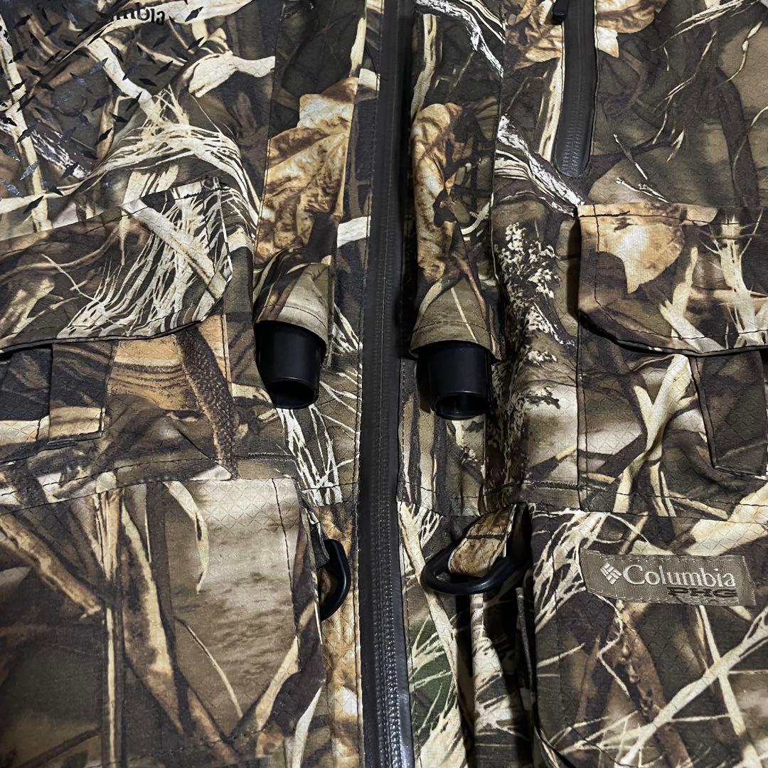 【超希少❗️】columbia ダウン　迷彩柄　グリーン　L リアルツリー
