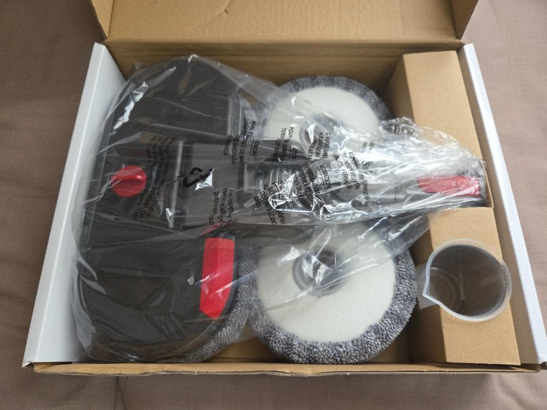 ダイソン対応 電動スチーム 回転モップ