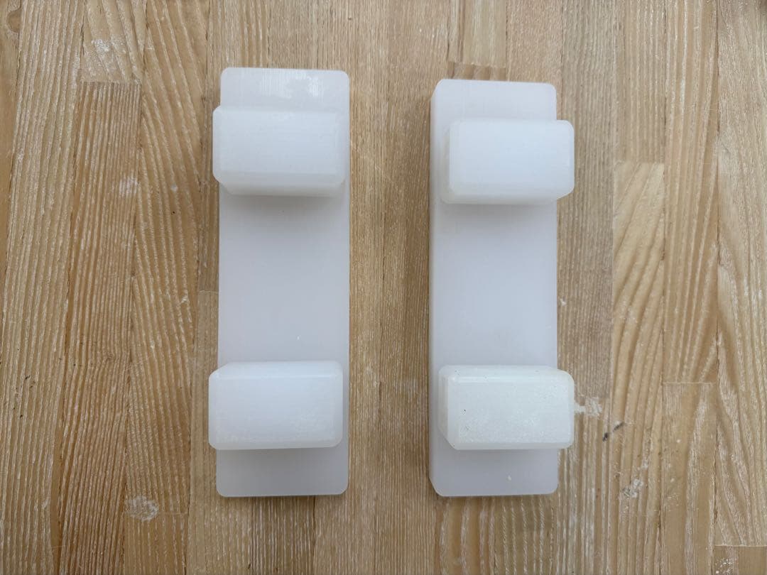 型抜き プラスチック製 長方形 2個セット