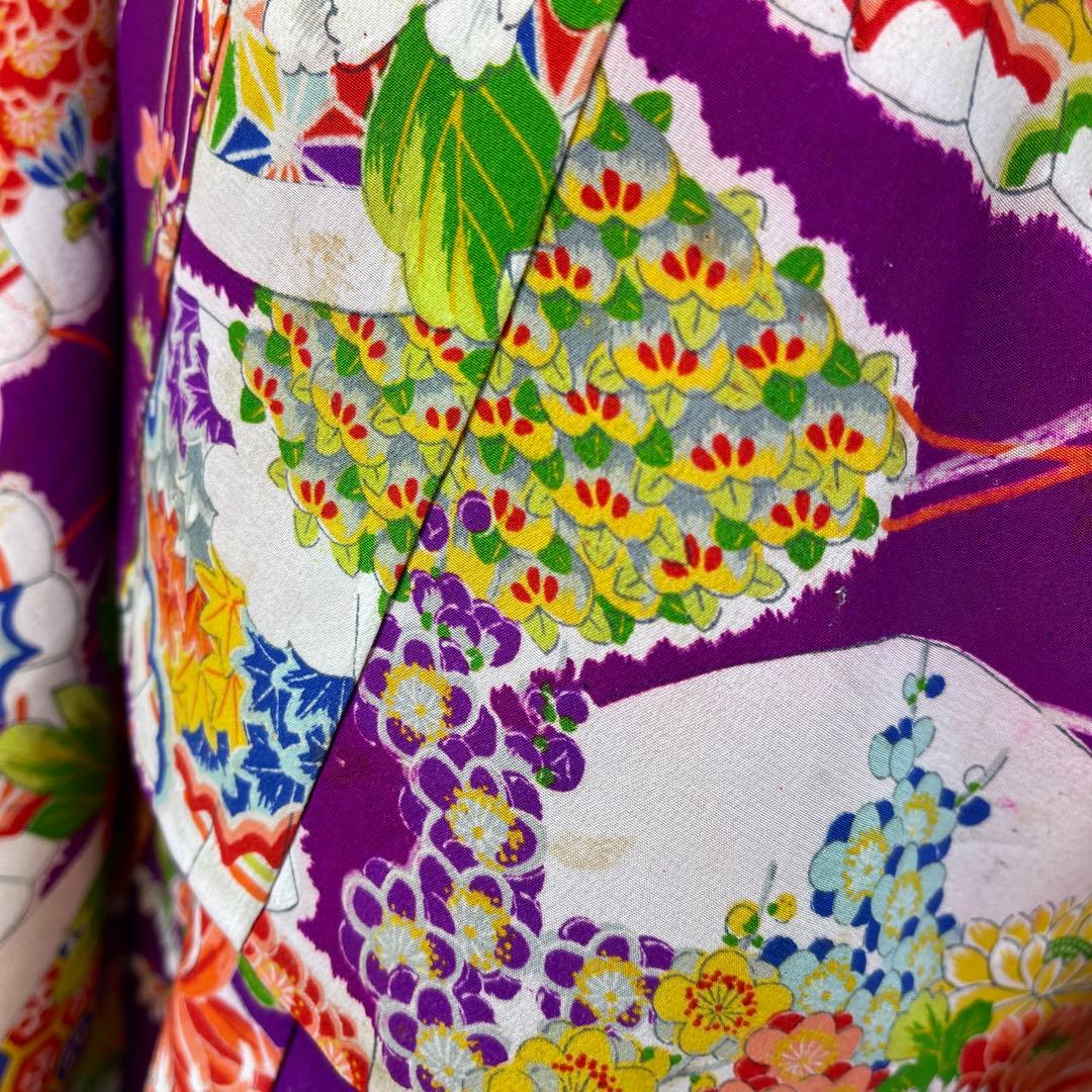 にゃんこ★アンティーク七五三着物セット★3歳用