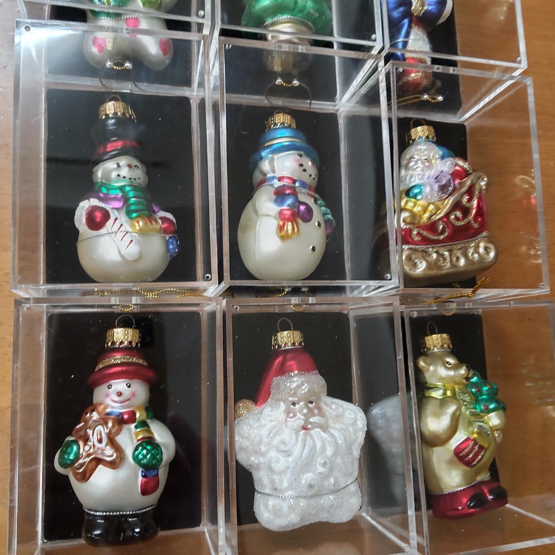 ガラスオーナメント　11ヶセット