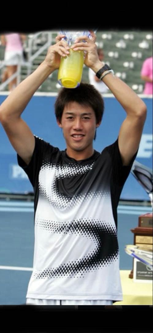 錦織圭、ジョコビッチモデル　adidas テニスウェア　メンズLサイズ